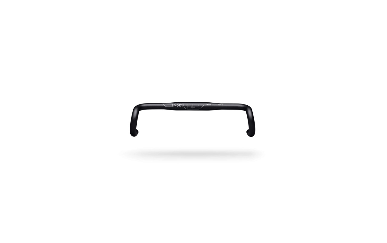 Manillar Pro LT Gravel Aleación 46cm/20 Negro