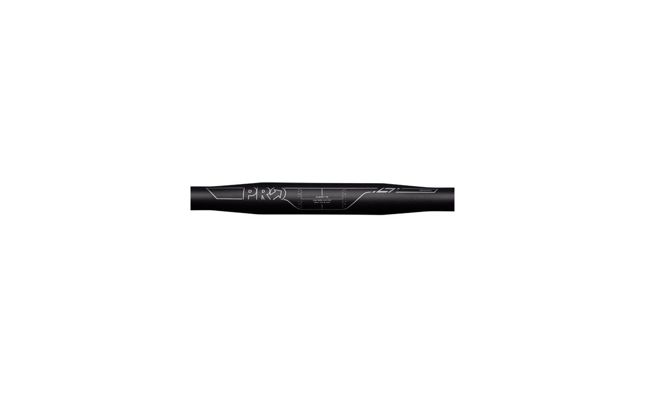 Manillar Pro LT Gravel Aleación 46cm/20 Negro