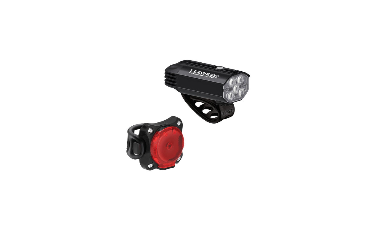 Juego de luces para bicicleta Lezyne Fusion Drive 500+ / Zecto Drive 200+ Pair