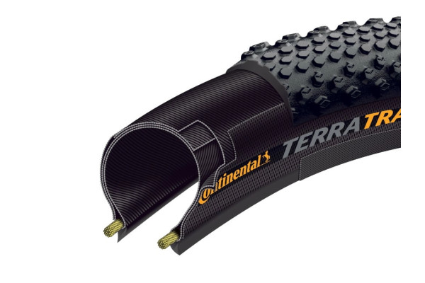 Neumático Continental Terra Trail 28"x1,50 ShieldWall TLR Negro/Marrón