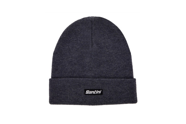 Gorro de lana Santini Beani Negro