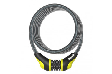 CANDADO ESPIRAL ONGUARD NEON COMBI 180 cm x 12 mm