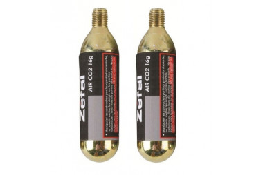BLISTER 2 CARTUCHOS DE AIRE ZEFAL CO2 16 g CON ROS