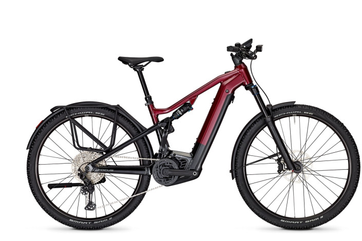 Bicicleta de doble suspensión Focus Thron² 6.8 EQP - Rojo